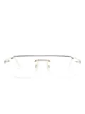 Cazal frameless titanium glasses - Gold