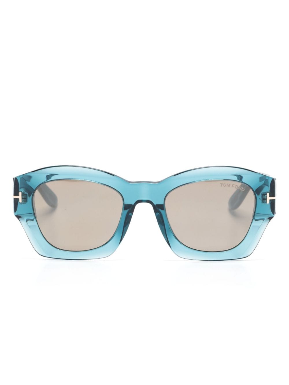Tom Ford Guilliana Square-frame Sunglasses In Blue