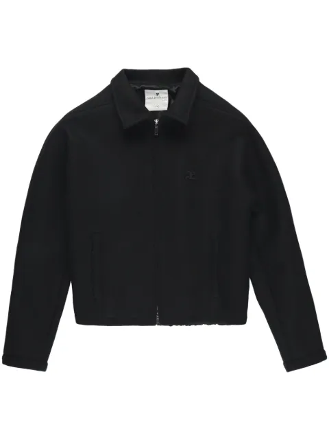 Courrèges Jacke mit Logo-Patch