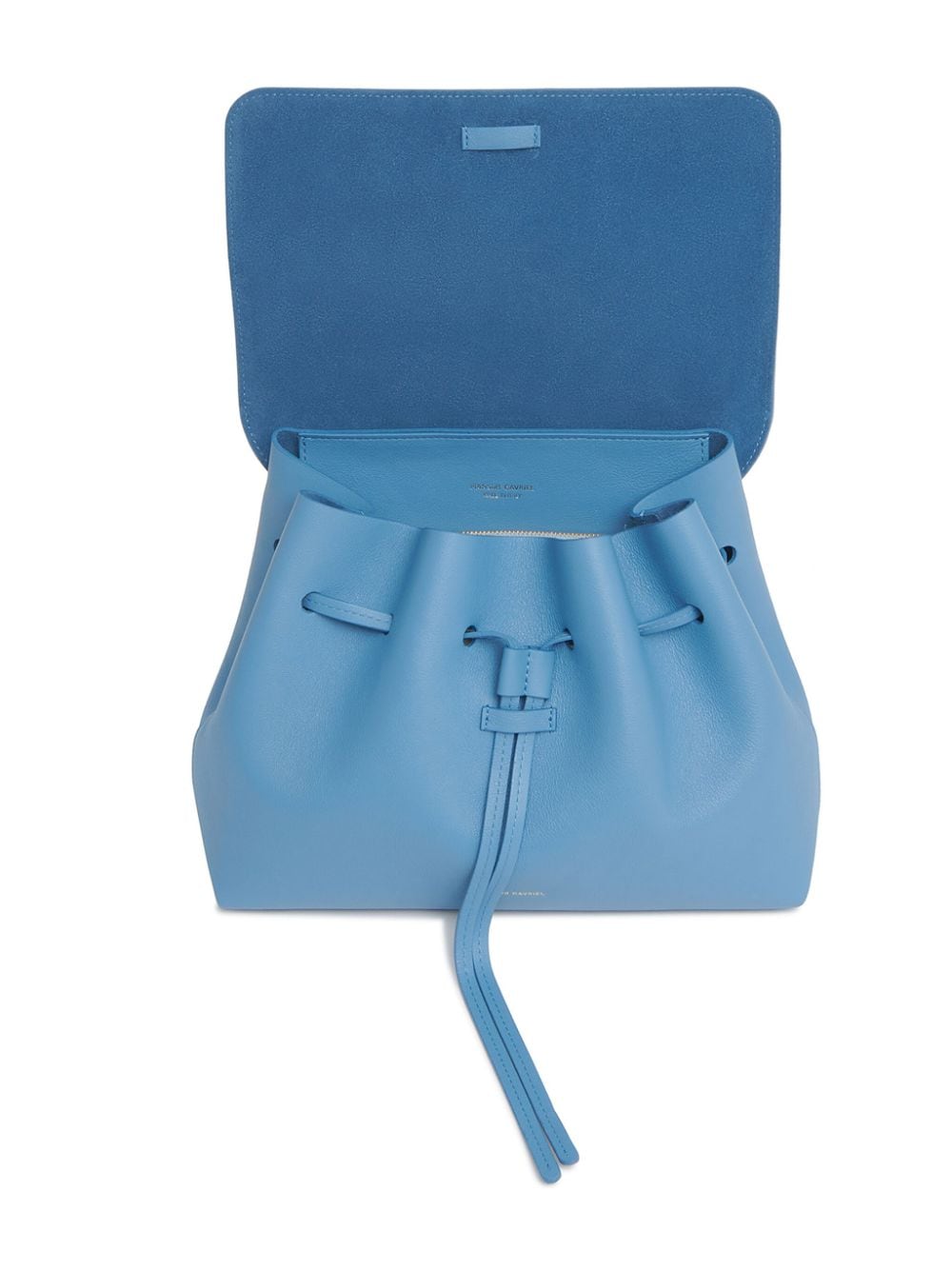 Shop Mansur Gavriel Soft Lady Leather Bag In Blue