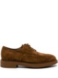 Gianvito Rossi William suede derby shoes - Brown