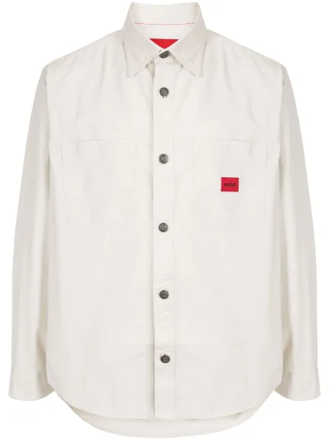 HUGO Camisa com aplicação de logo