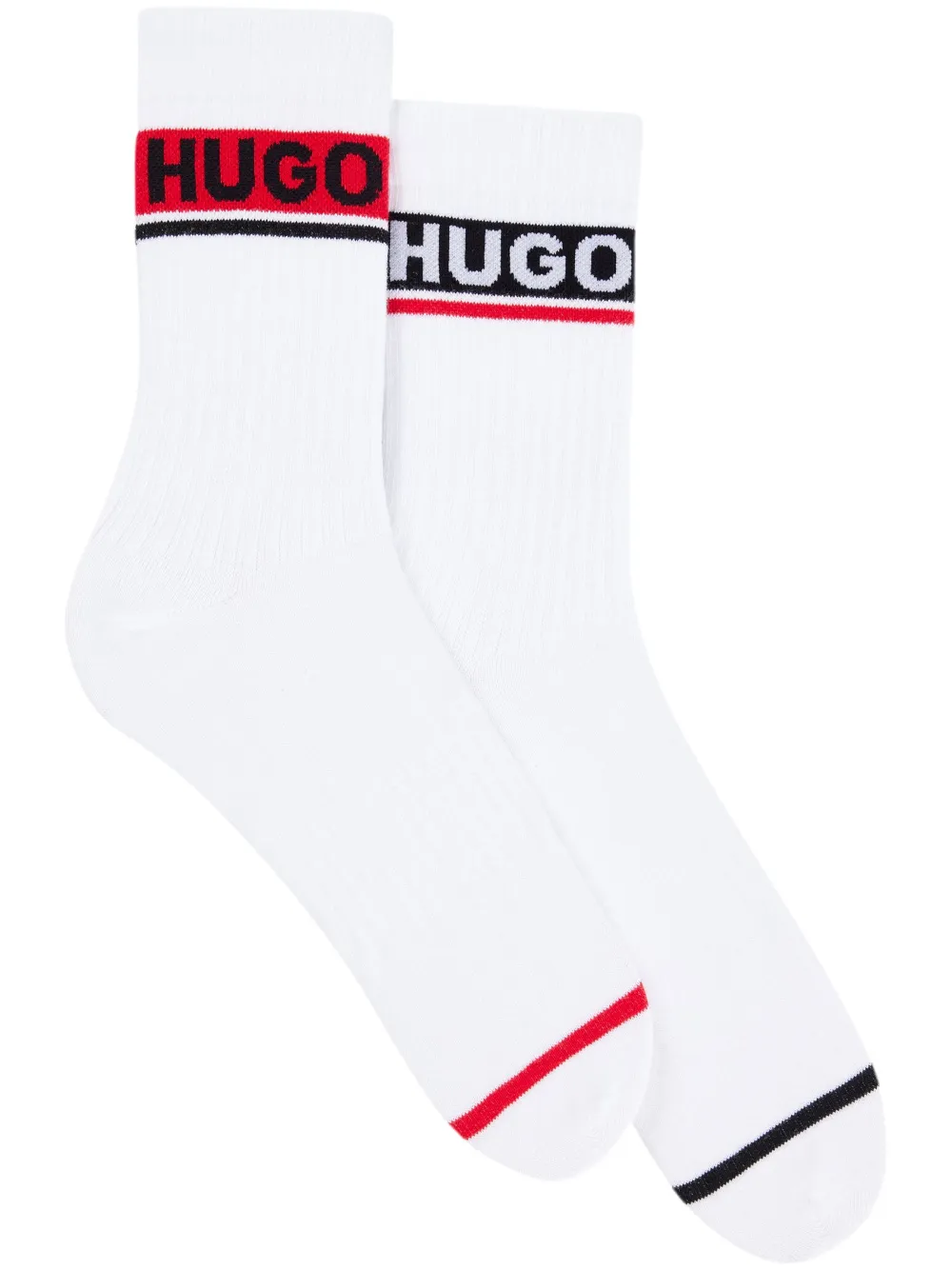HUGO Kit 3 pares de meias com padronagem | Branco | Image 1