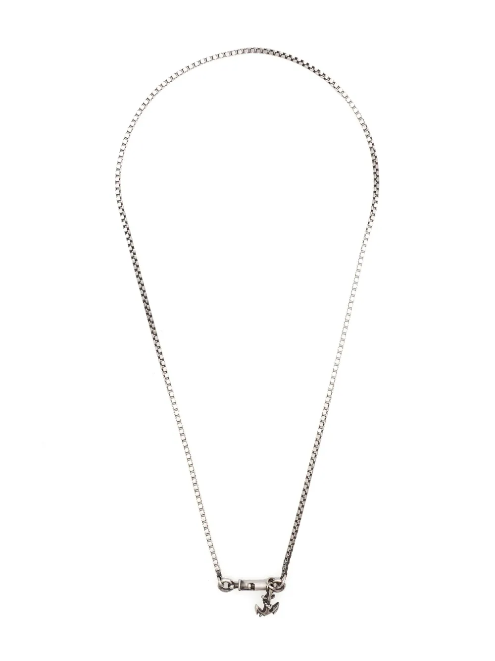WERKSTATT:MÜNCHEN collier poli à pendentif slogan | Homme | Image 2