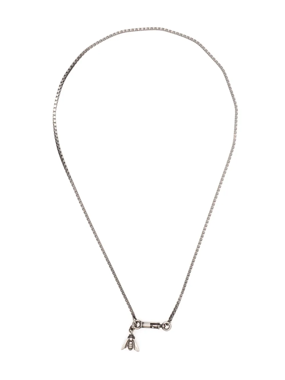 WERKSTATT:MÜNCHEN collier poli à pendentif slogan | Homme | Image 2