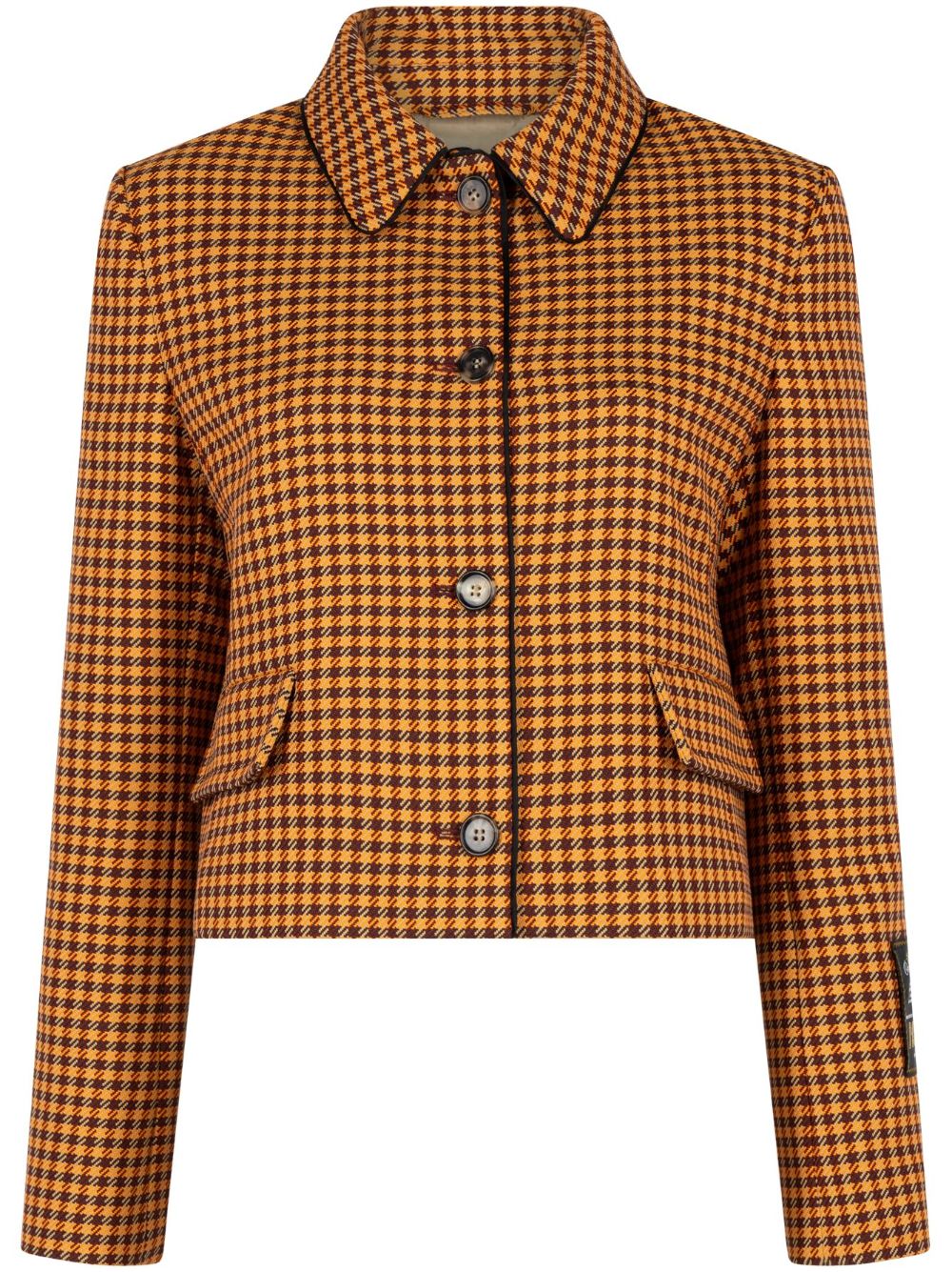 Marni houndstooth-pattern Jacket - Farfetch