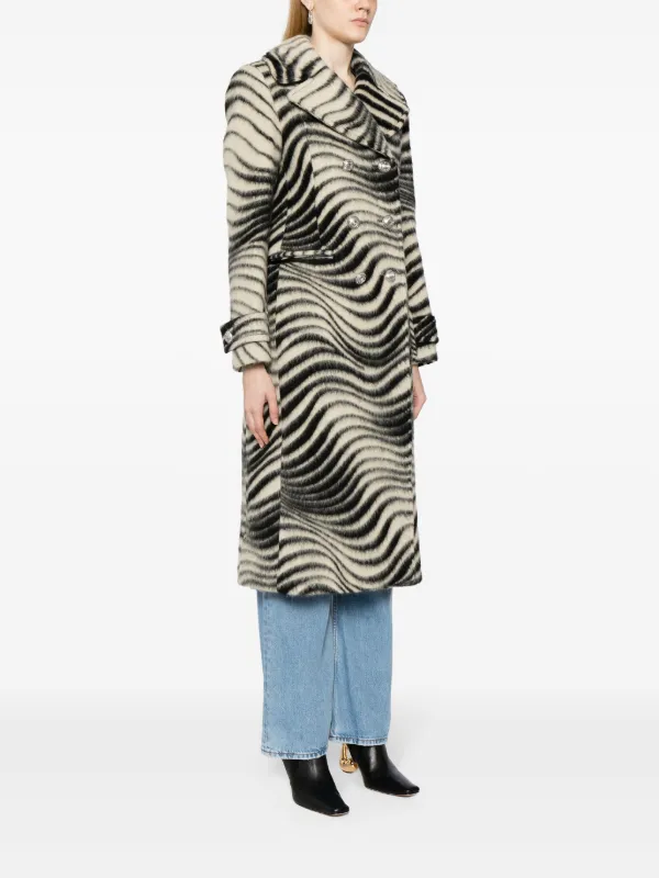 Zara shop zebra coat