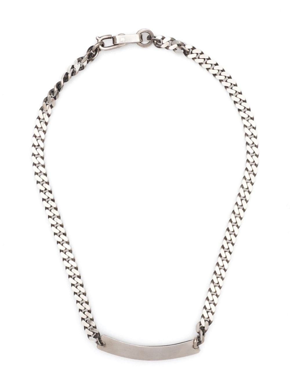 Shop Werkstatt:münchen Cable-link Chain Polished-finish Necklace In Silber