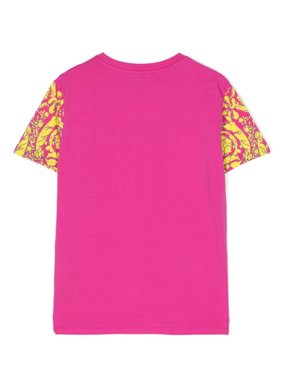 Versace Kids Barocco Silhouette T-shirt - Roze