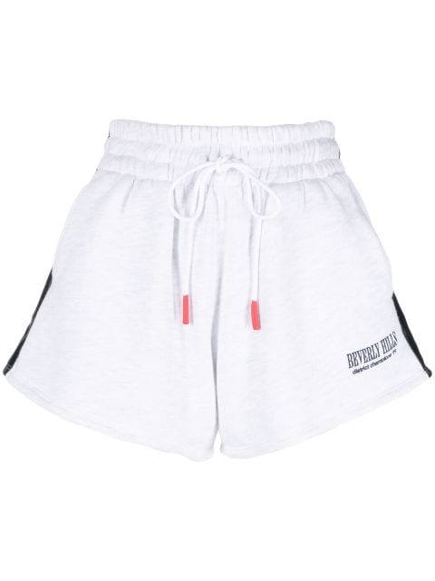 Ayda x Browns Spencer stripe-detail track shorts