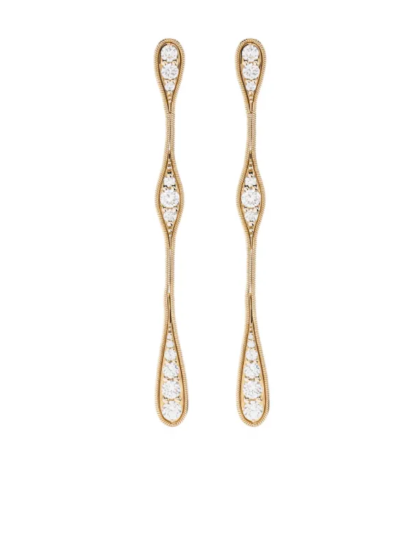 Diamond drop earrings hot sale yellow gold