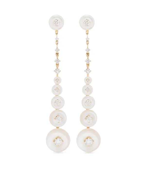 Fernando Jorge 18kt Yellow Gold Surrounding Diamond Earrings