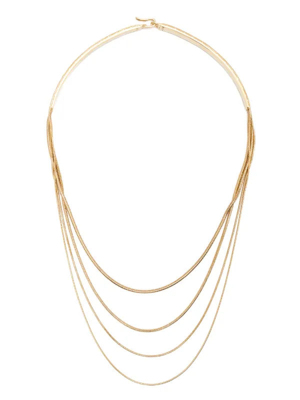 Fernando Jorge 18kt Yellow Gold Multi-chain Necklace