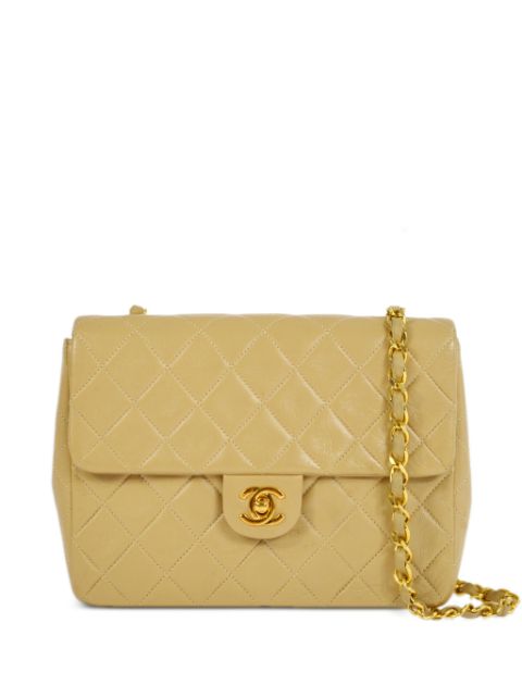 Affordable HOT SALE CHANEL 1990 Mini Square Classic Flap shoulder bag Women