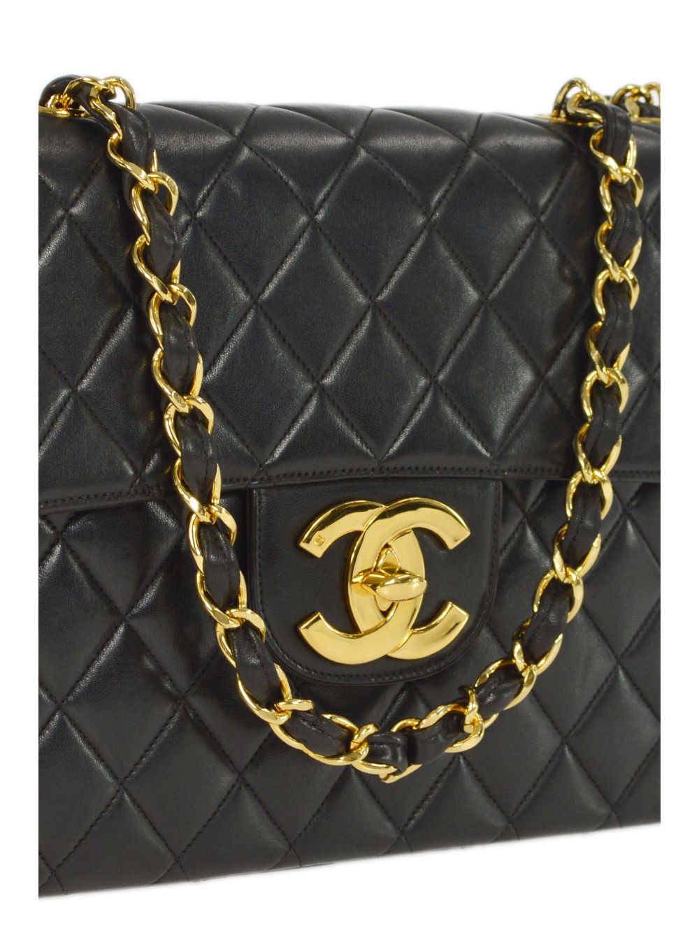 Cheap HOT SALE CHANEL 1995 Jumbo Classic Flap shoulder bag Women