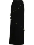 A.W.A.K.E. Mode buttoned pencil skirt - Black