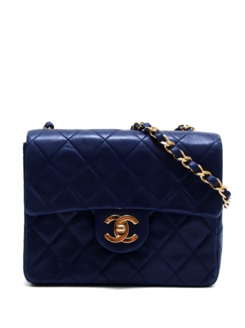 Cheap HOT SALE CHANEL 1990 diamond-quilted mini shoulder bag Women