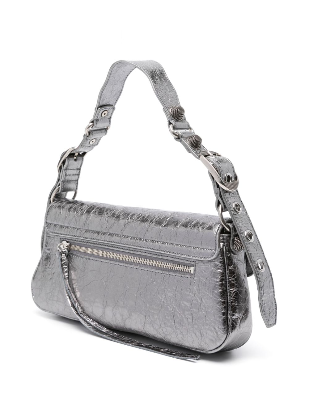 Balenciaga small Le Cagole metallic shoulder bag Women