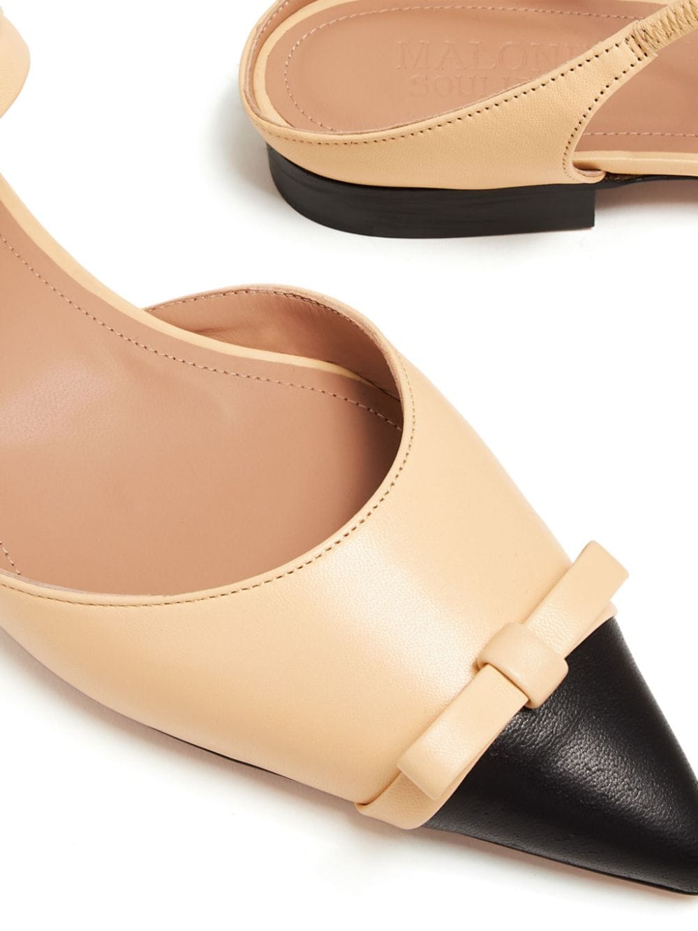 Shop Malone Souliers Blythe Leather Mules In Neutrals