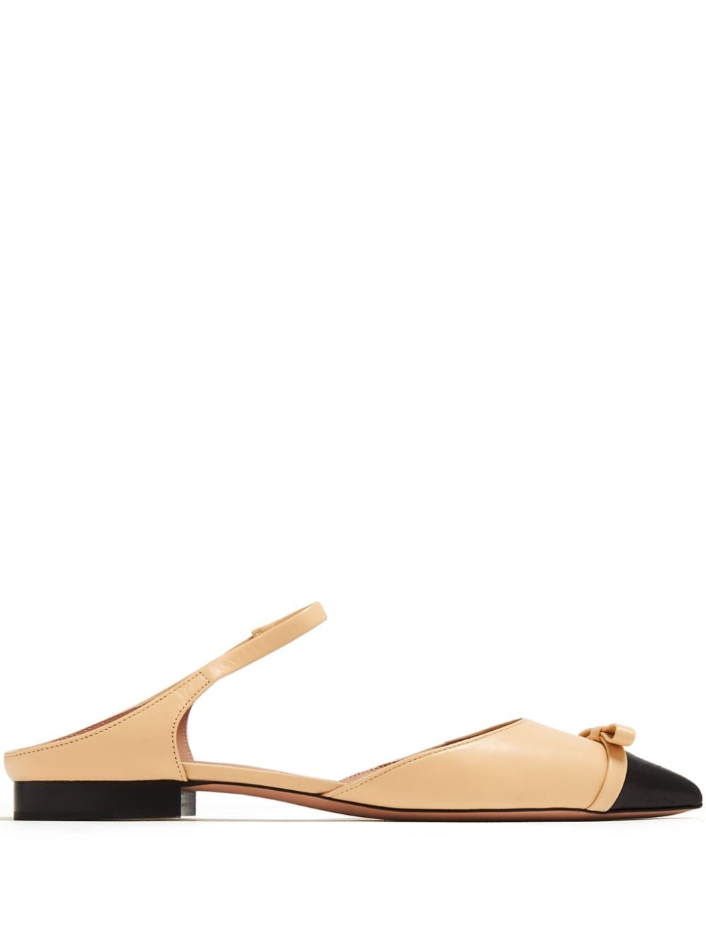 Malone Souliers Blythe Leather Mules In Beige