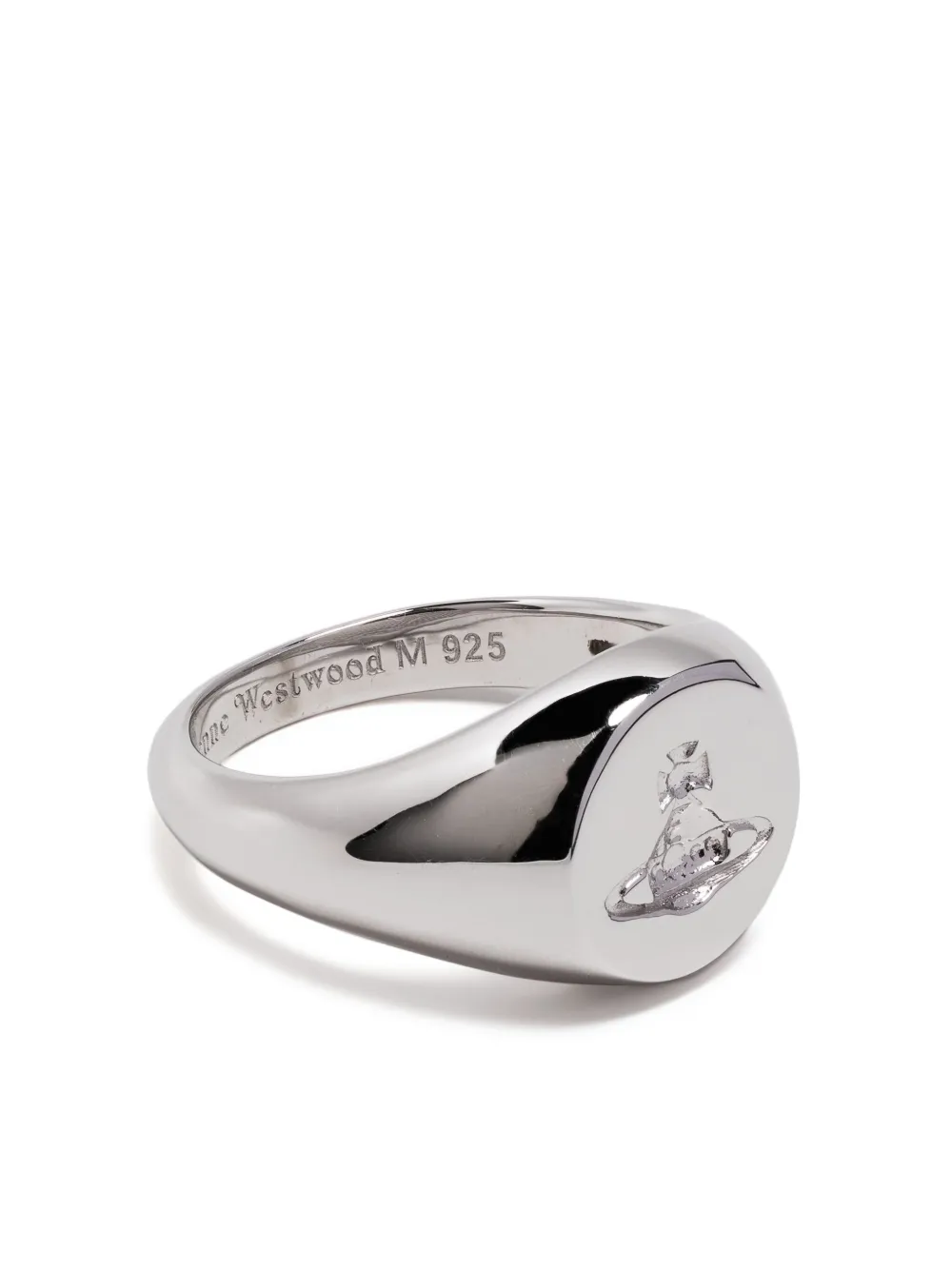 Vivienne Westwood Orbengraved Silver Ring Farfetch