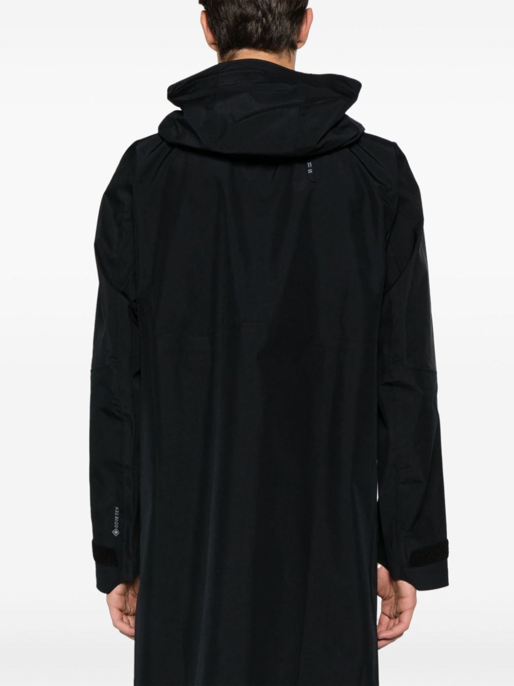 Shop Salomon X Boris Bidjan Saberi 11s Gore-tex Long Raincoat In Black