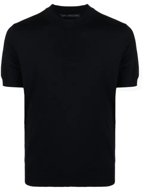 Low Brand playera con cuello redondo
