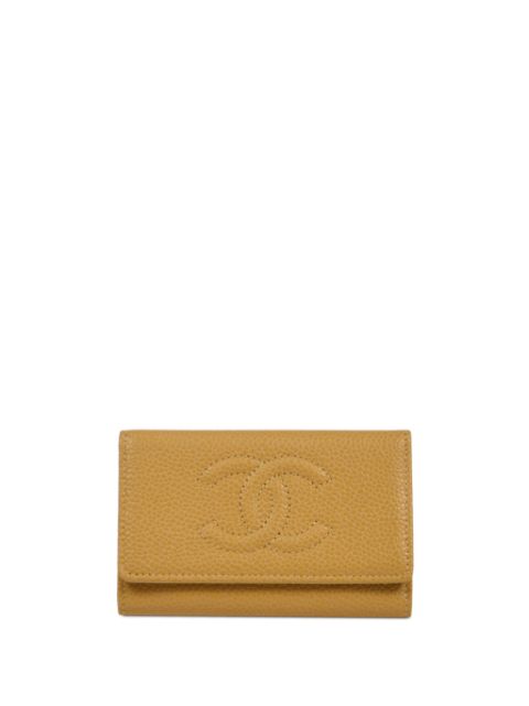 CHANEL 2005 CC stitch key case Women