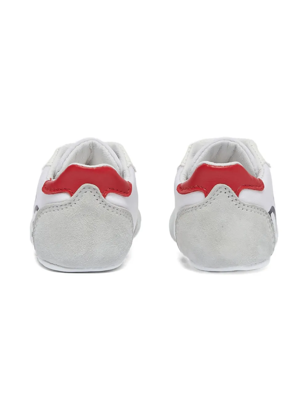 DSQUARED2 KIDS Suède sneakers met logodetail Wit