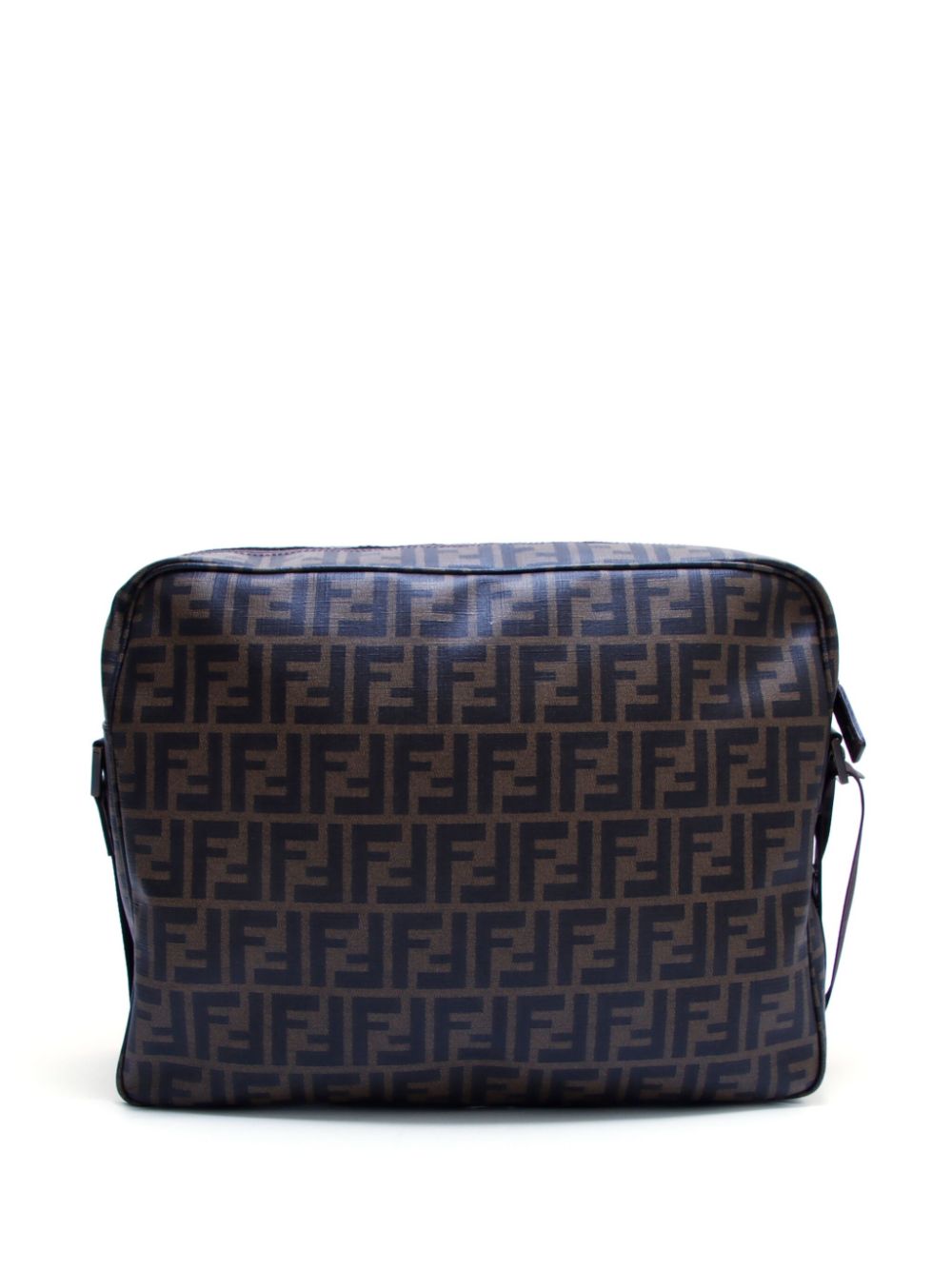 Fendi Pre-Owned monogram canvas crossbody bag - Bruin