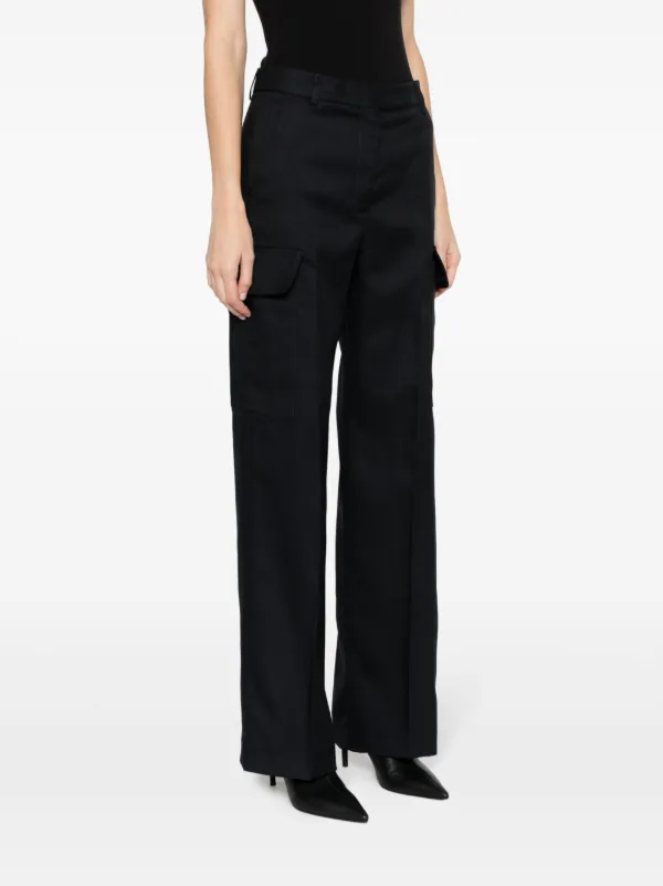 Stella McCartney ストレート カーゴパンツ | ブラック | FARFETCH JP
