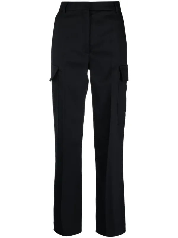 STELLA MCCARTNEY カーゴパンツ Stella McCartney ストレート カーゴパンツ | ブラック | FARFETCH JP