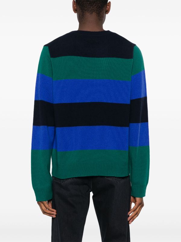 Striped hotsell cashmere jumper