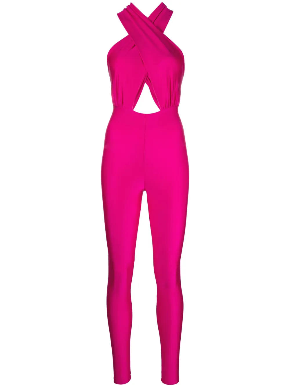 The Andamane Halter Neck Jumpsuit In Pink