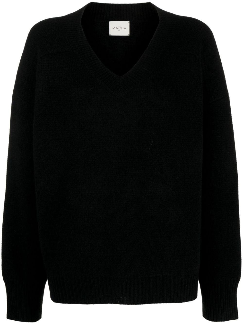 Le Kasha V-neck cashmere jumper - Nero