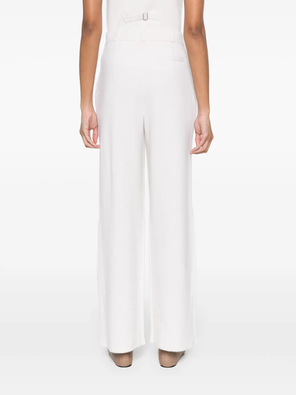 Guest In Residence Pantalon van kasjmierblend Beige