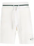 Autry logo-embroidered track shorts - White