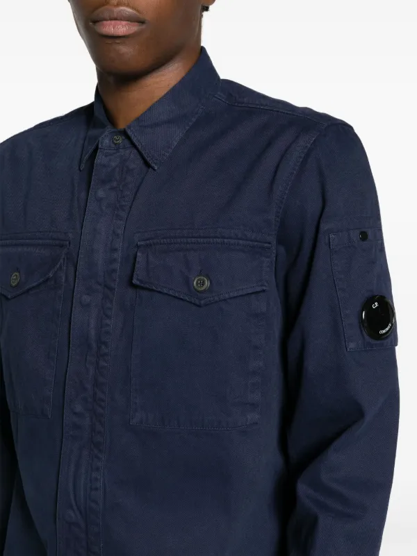 Cp company overshirt on sale navy