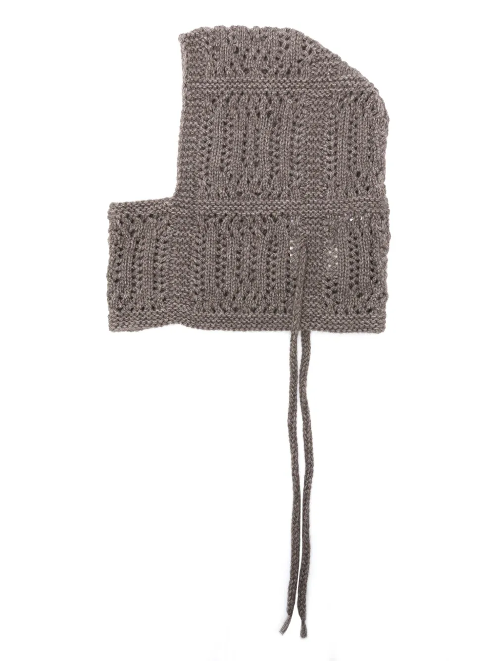 Lemaire Knitted Hood Donkey In Grey