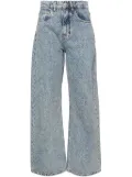 Maje Rhinestone XL jeans - Blue