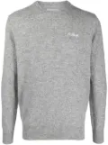 MC2 Saint Barth logo-embroidered wool jumper - Grey