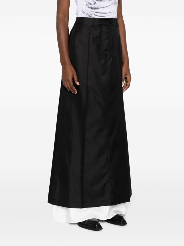 Peter Do double-layer A-line Maxi Skirt - Farfetch