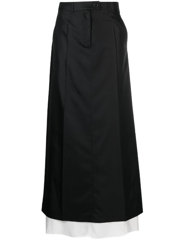Peter Do double-layer A-line Maxi Skirt - Farfetch