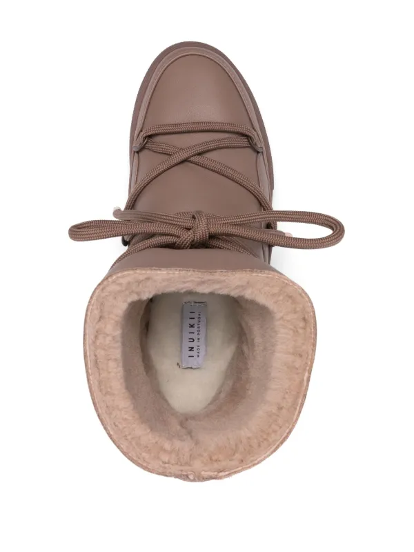 Inuikii lace-up Leather Boots Brown FARFETCH PH