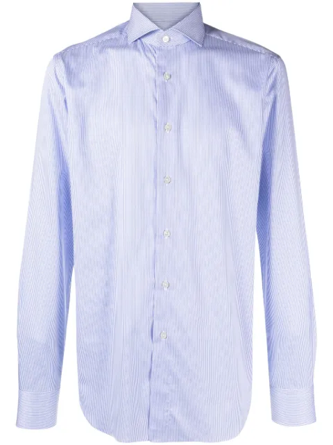 Xacus pinstriped cotton shirt