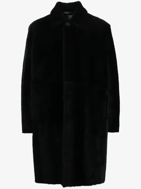 Paul Smith معطف جلد بصف أزرار