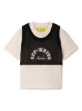 Off-White Kids Team 23 double-layer T-shirt - Pink