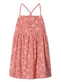 Off-White Kids bandana-print cotton dress - Pink