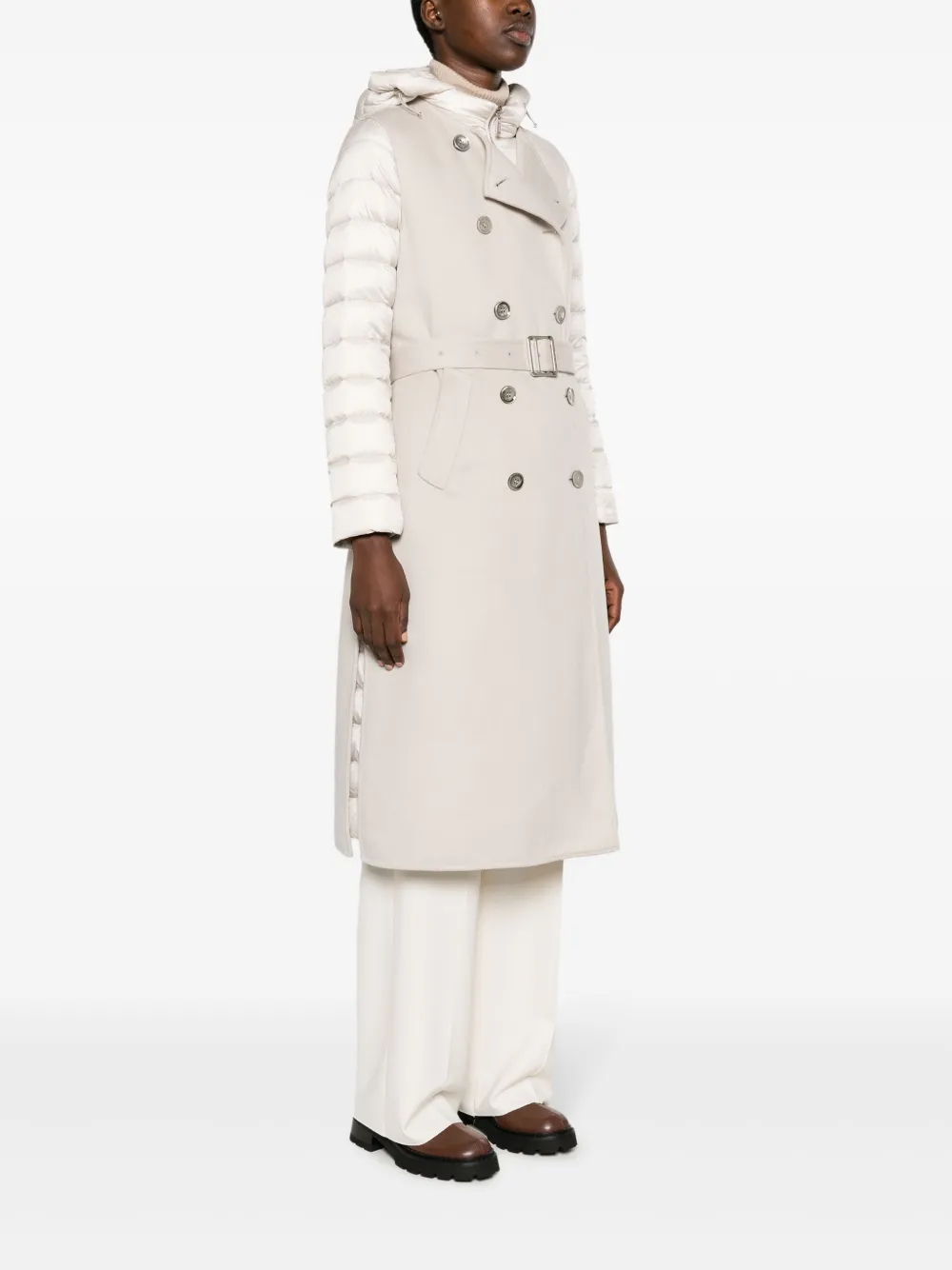 Moorer Gelaagde jas Beige