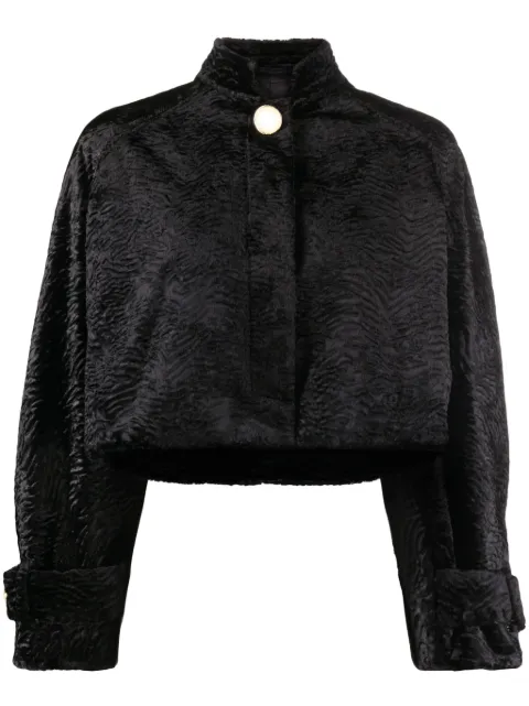 Casablanca pearl-button cropped jacket